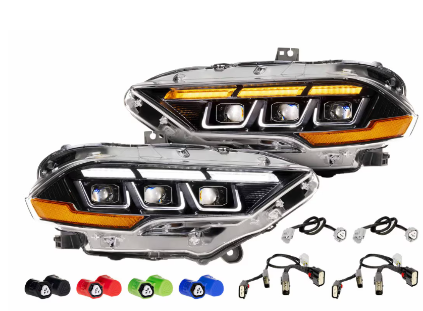 XB LED HEADLIGHTS: 18-23 FORD MUSTA