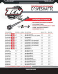 18C WRANGLER FRONT 1350 SOLID CV DRIVESHAFT 2DR