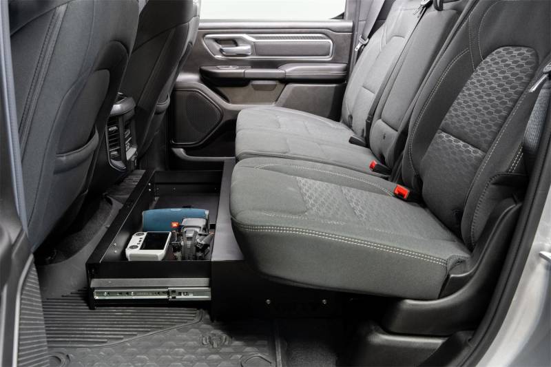 19C RAM 1500 CREW CAB KEY LOCK REAR UNDERSEAT DRAWER