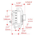 ALT MOPAR HPR SF DENSO NATURAL 250A