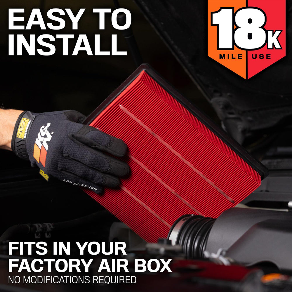 K&N Chev Equinox/GMC Terrain L4-2.4L F/I 10-17 Air Filter