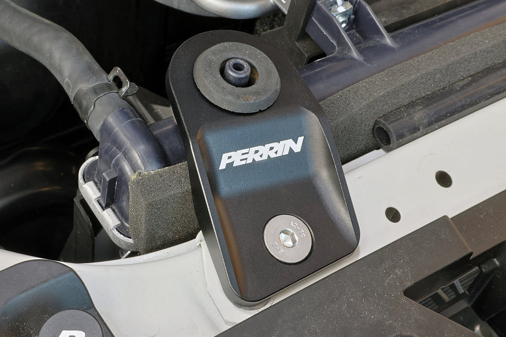 PERRIN 15-21 Subaru WRX/STI / 13-17 Crosstrek / 12-16 Impreza Upper Radiator Bracket Set - Black