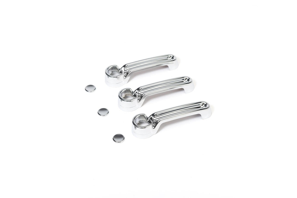 Door Handle Cover: 2007 Jeep Wrangler 2dr w/ Tailgate Handle; Door Handle Covers; chrome