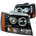 ANZO 21-25 Ford Bronco Z-Series Full LED Proj Headlights Black (Pass. Side)