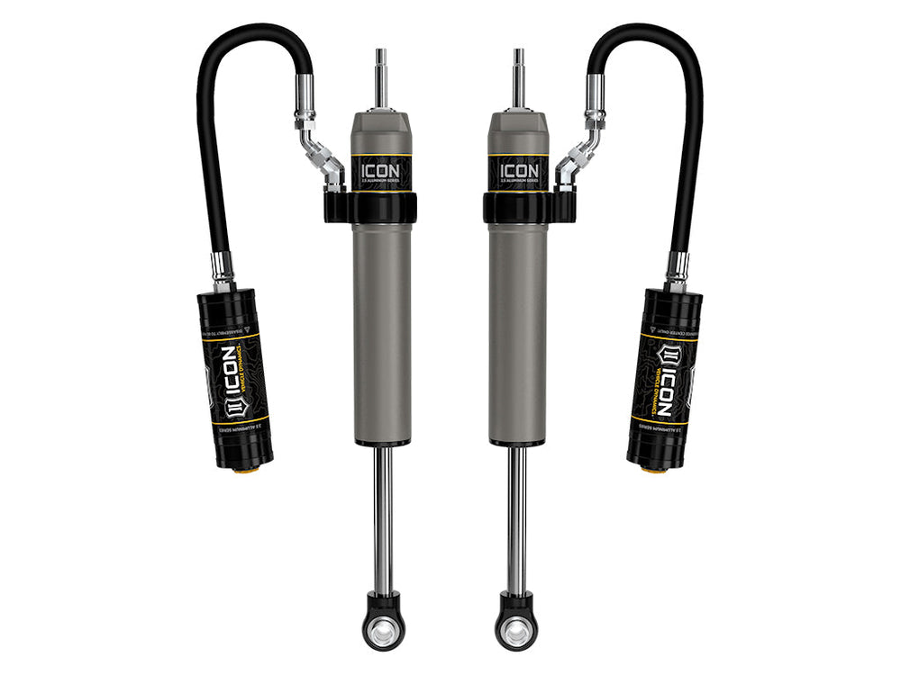 2025 Toyota 4Runner 0-3 Inch Lift Rear V.S. 2.5 Aluminum Series Shock Absorbers Remote Reservoir Pair Icon Vehicle Dynamics