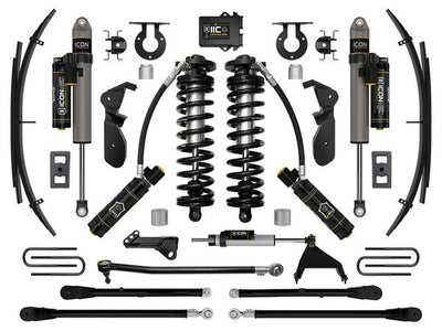 23C F250/F350 2.53IN STAGE 6 COILOVER CONVERSION SYS W/ 4LINK/EXPANSION PACK