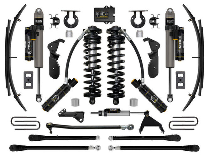 23C F250/F350 2.53IN STAGE 6 COILOVER CONVERSION SYS W/ 4LINK/EXPANSION PACK