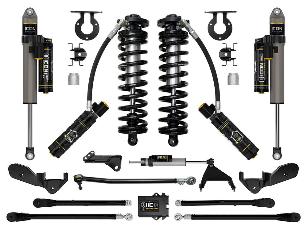 23C F250/F350 2.53IN STAGE 6 COILOVER CONVERSION SYSTEM W/ 4LINK