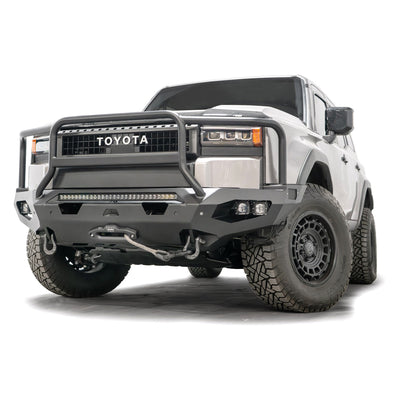 25C 4RUNNER MATRIX FRONT SENSOR BUMPER W/ FULL GRILL GUARD MATTE FINISH
