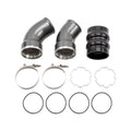 Wehrli 06-10 Chevrolet 6.6L LBZ/LMM Duramax Passenger Side 3.5in Intercooler Pipe - Bengal Silver