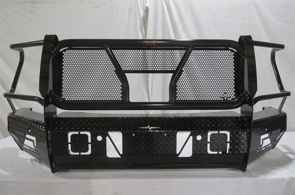 25C F150 (EX RAPTOR) ORIGINAL FRONT BUMPER W/SENSORS (WORKS W/ADAPTIVE CRUISE) GLOSS BLK