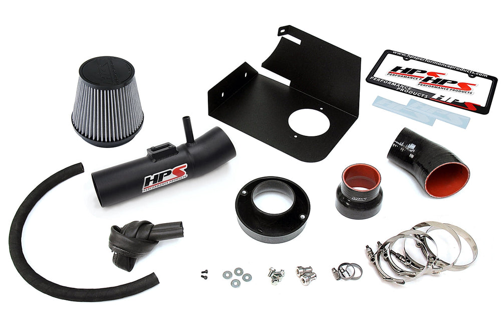 HPS Performance Performance Shortram Air Intake 2004-2011 Ford Ranger 4.0L V6 Includes Heat Shield Black
