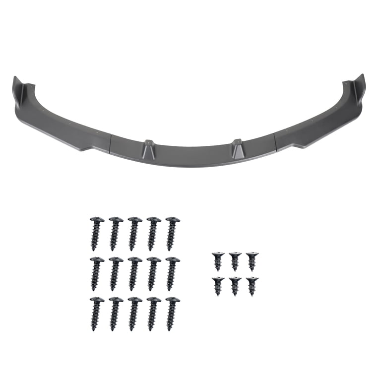 E90 SEDAN FRONT BUMPER LIP MATTE BLACK - DOES NOT FIT M3 M-TECH AND M-SPORT BUMPER