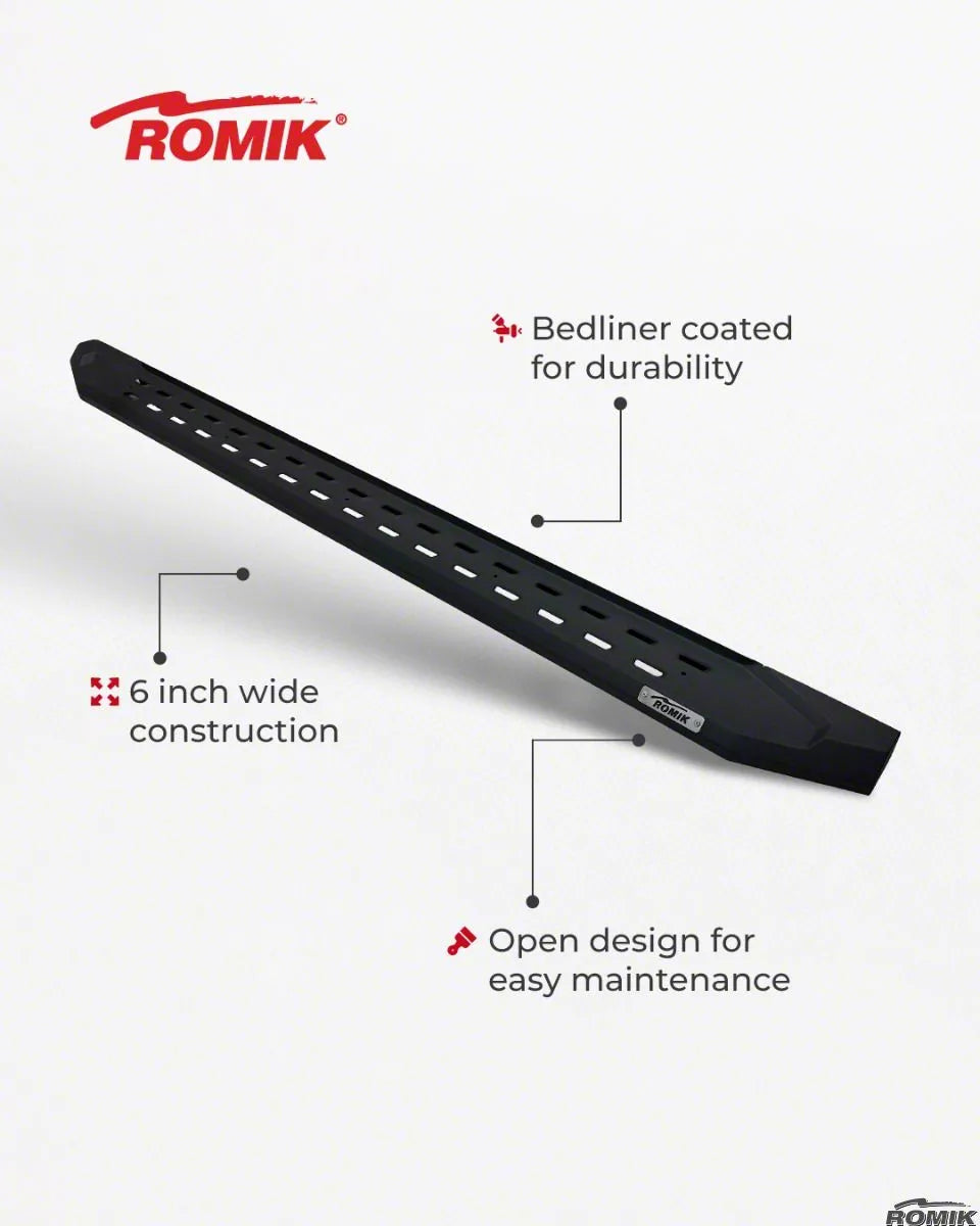 1624 TITAN CREW CAB RPTR RUNNING BOARD BLACK