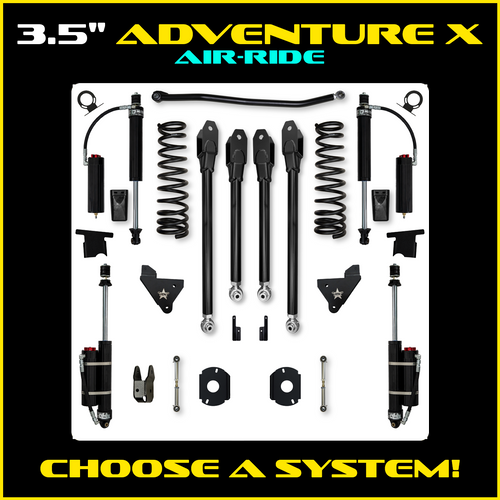 14C RAM 2500 HD 4X4 3.5IN ADVENTURE X SYSTEM W/ 2 5/8 RR SHOCKS FRONT AND REARLIFT KIT