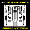13C RAM 3500 HD 4X4 3.5IN ADVENTURE X SYSTEMW/ 2 5/8 RR SHOCKS FRONT AND REARLIFT KIT