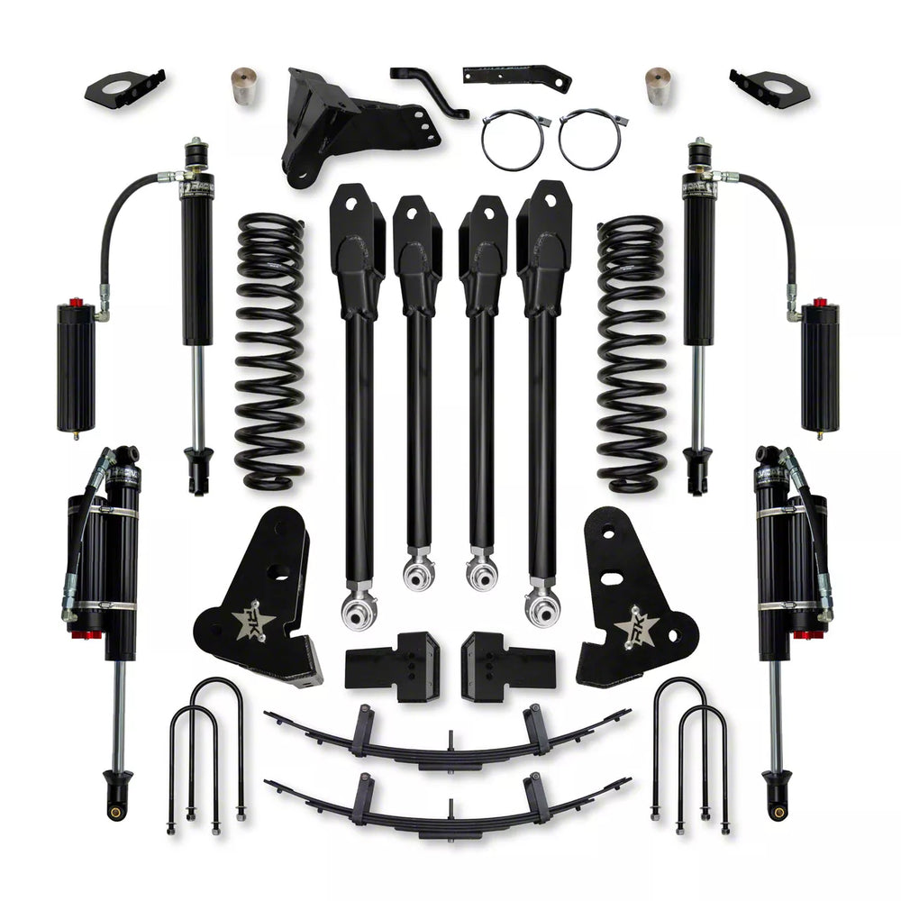 17C F250/F350 4X4 4.0IN X FACTOR SERIES SYSTEM W/ FCD SHOCKS FRONT AND REAR LIFT KIT
