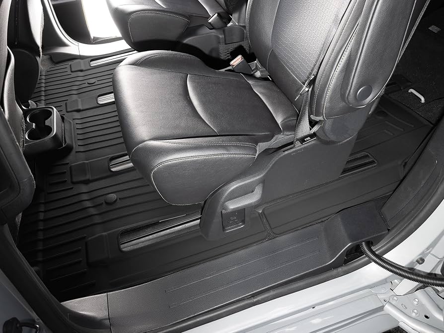 WeatherTech Black Rear FloorLiner HP Fits -21-26 Sienna 4416412IM