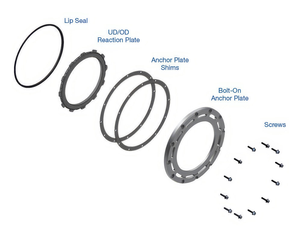 SUNCOAST Reaction Plate Bolt-On Anchor Plate Service Kit 72960-12SVC