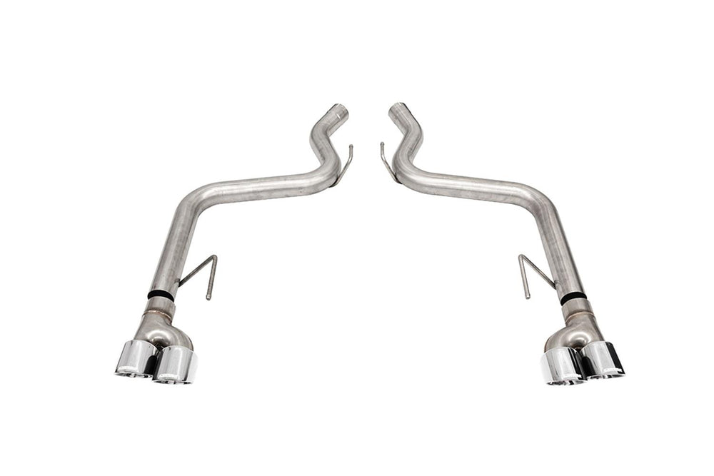 3.0 Axle-Back Dual Rear Track Series Exhaust System with Twin 4.0 Polished Pro-Series Tips