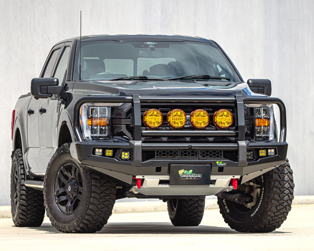 21C F150 APEX TRIPLE HOOP FRONT BUMPER 20W FLOOD CLEAR LIGHTS