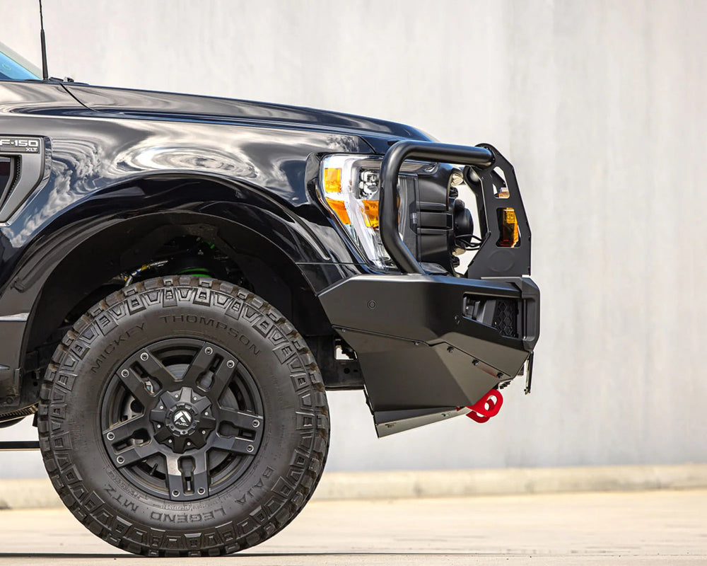 21C F150 APEX TRIPLE HOOP FRONT BUMPER 40W FLOOD AMBER LIGHTS