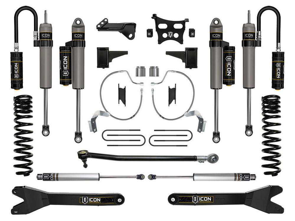 23C F250/F350 4.5IN STAGE 4 SUSPENSION SYSTEM GAS W/ RADIUS ARMS