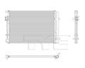 2024 HY VENUE 5.0MM W/ RADIATOR/CONDENSOR (PFC)