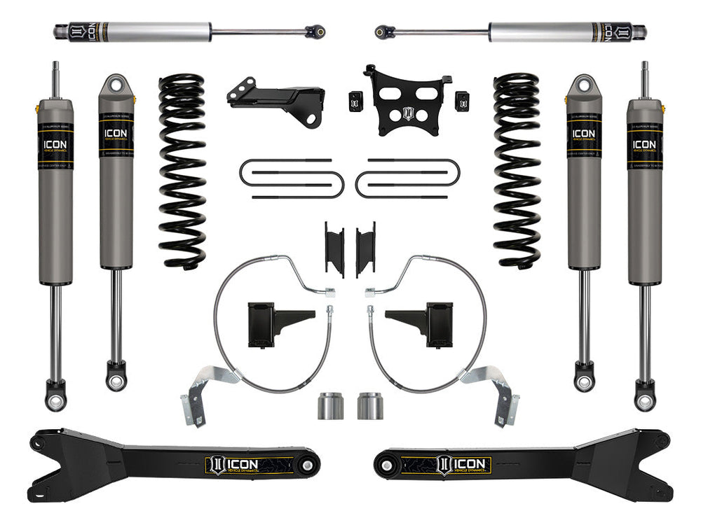 23C F250/F350 4.5IN STAGE 3 SUSPENSION SYSTEM GAS W/ RADIUS ARMS