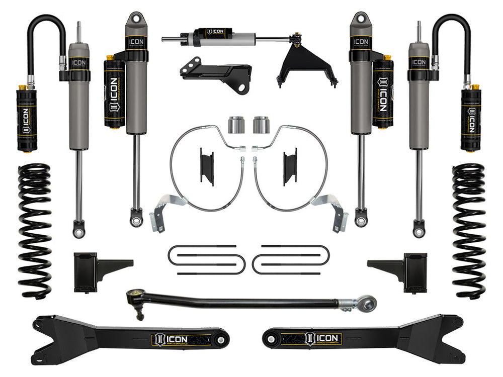 23C F250/F350 4.5IN STAGE 5 SUSPENSION SYSTEM GAS W/ RADIUS ARMS