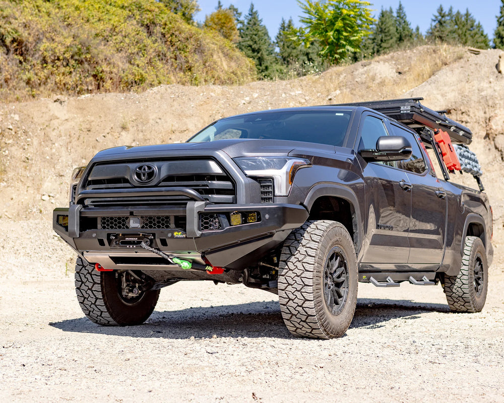 22C TUNDRA APEX SINGLE HOOP FRONT BUMPER 20W SPOT CLEAR LIGHTS