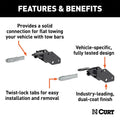 CUSTOM TOW BAR BASE PLATE, FITS SEL