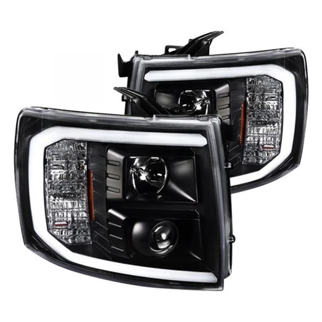LED BAR PROJECTOR HEADLIGHTS- BLACK