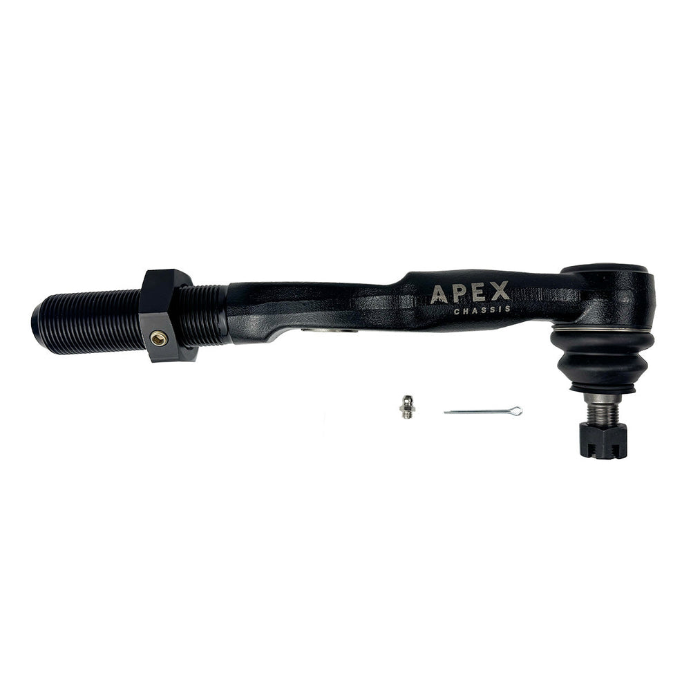 Apex Chassis Heavy Duty Black Aluminum Drag Link Assembly Fits: 17-25 F250/F350 Super Duty Apex Chassis KIT373-BLK