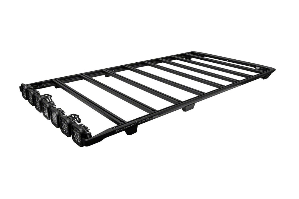 Diode Dynamics 10-24 Toyota 4Runner DEK Roof Rack 7-Pod SS5 Sport Light Bar - White Driving