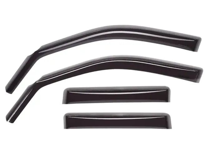 WeatherTech Matte Black Front Rear Side Window Deflectors Fits -20-26 Chevrolet GMC 80931IMB-81930IMB