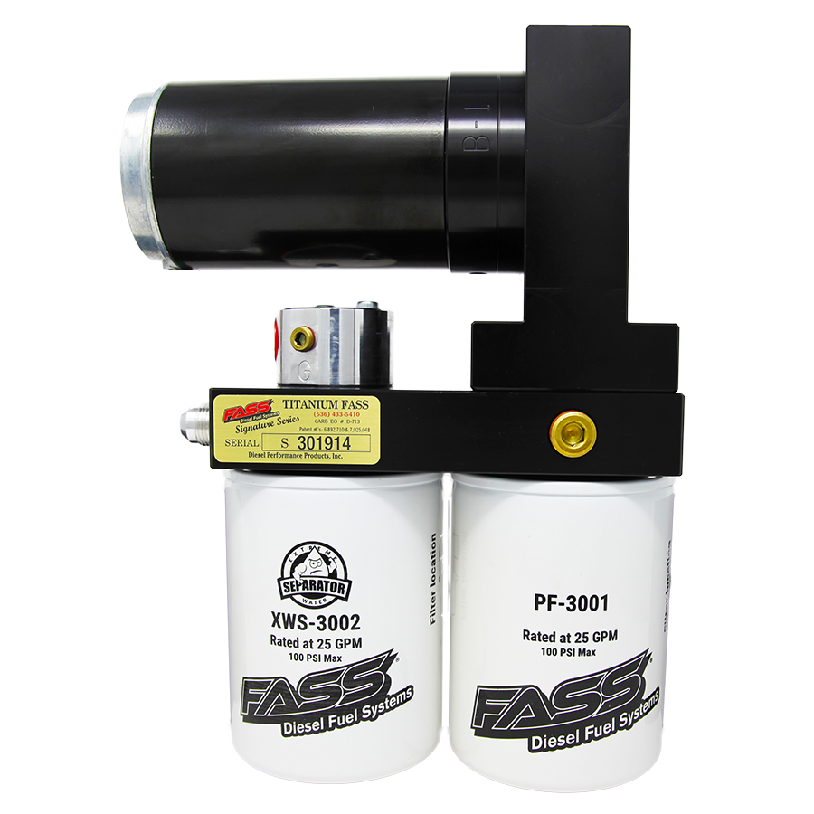 FASS ADJUSTABLE DIESEL FUEL LIFT PUMP 250GPH DODGE CUMMINS 5.9L AND 6.7L 2005-2009 FASD07250G