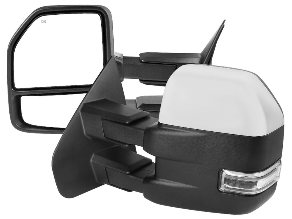 TOWING MIRRORS CHROME- CLEAR SIGNAL- POWER HEATED