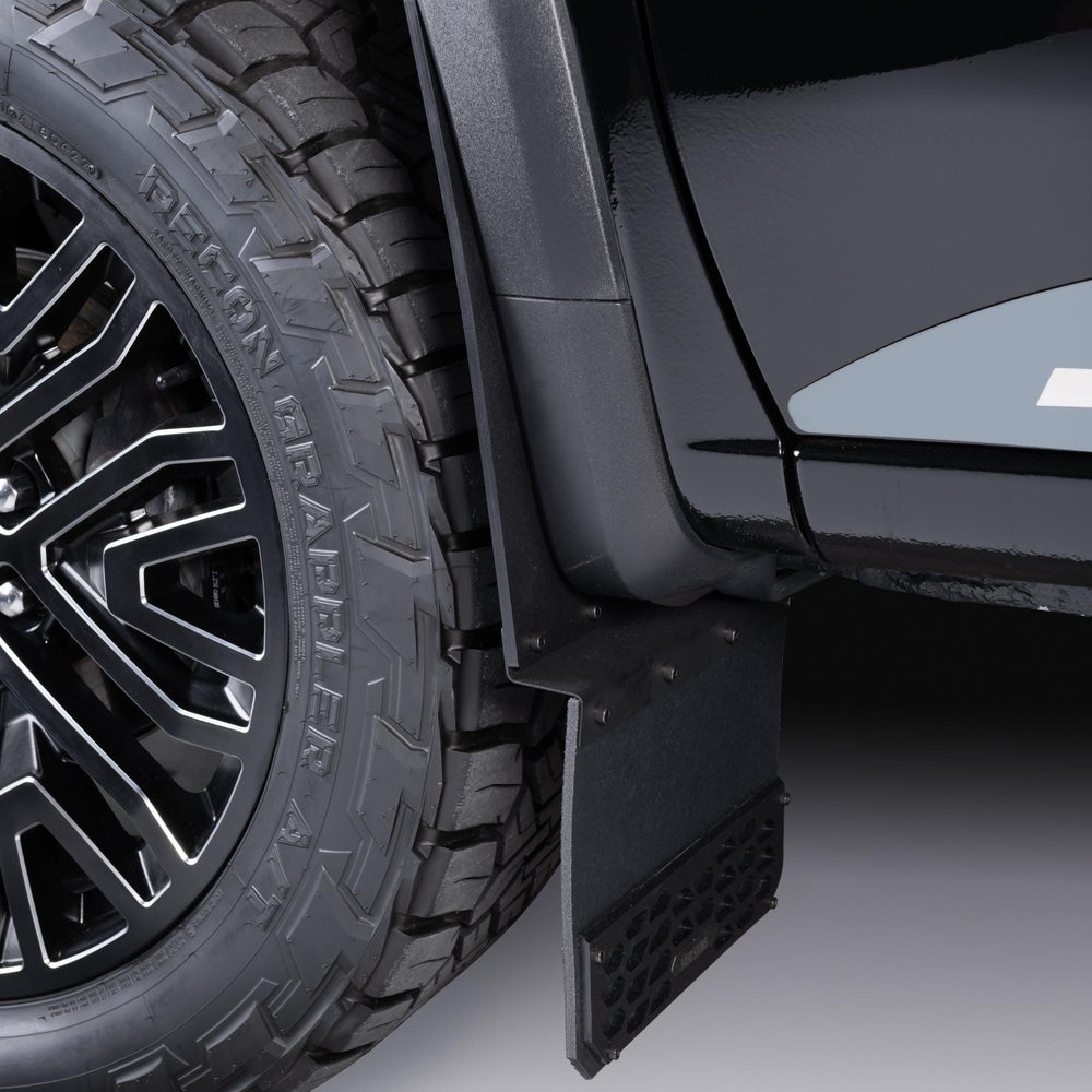 15C F150 MUD SKINS LOGO REAR PAIR HIGHDENSITY POLYETHYLENE