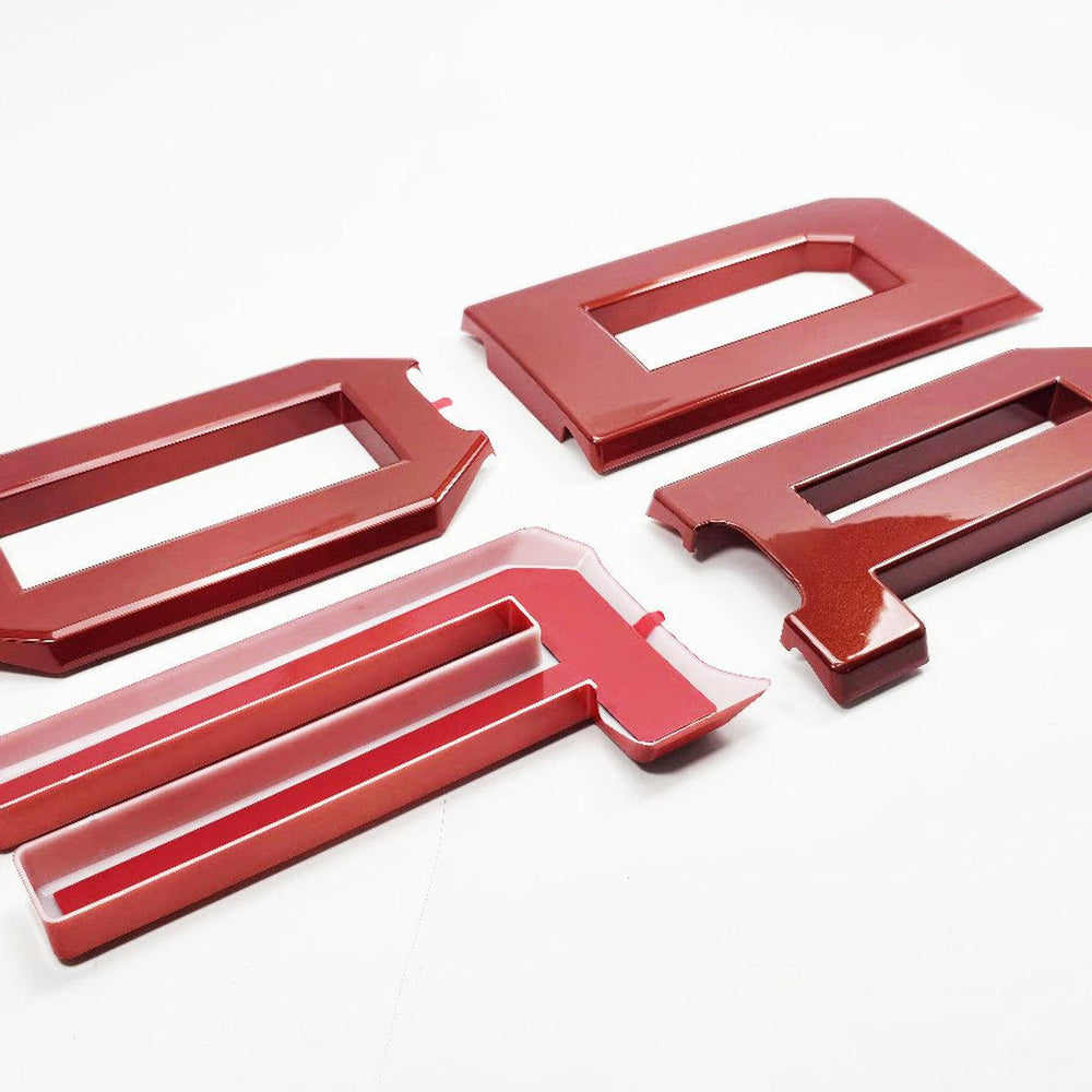 UPR 22-25 Bronco Raptor Grille Letters-Hot Pepper Red AMP-83684-05