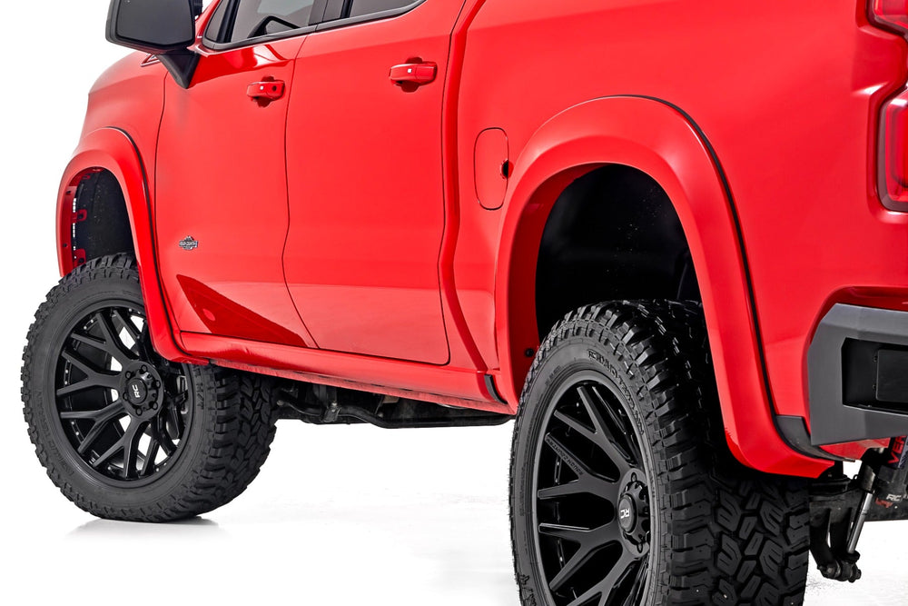 Sport Fender Flares | GJV Riptide Blue | Chevy Silverado 1500 2WD/4WD (19-26)