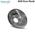 Project Mu SCR Pure Plus 6 Rotor Rear - Nissan Silvia S14 Turbo CS14 NA HI-CAS Uncoated