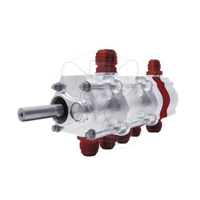 Peterson Fluid Systems R4 3-Stage Oil Pump - Right Side Mount - Rear Drive Drag
