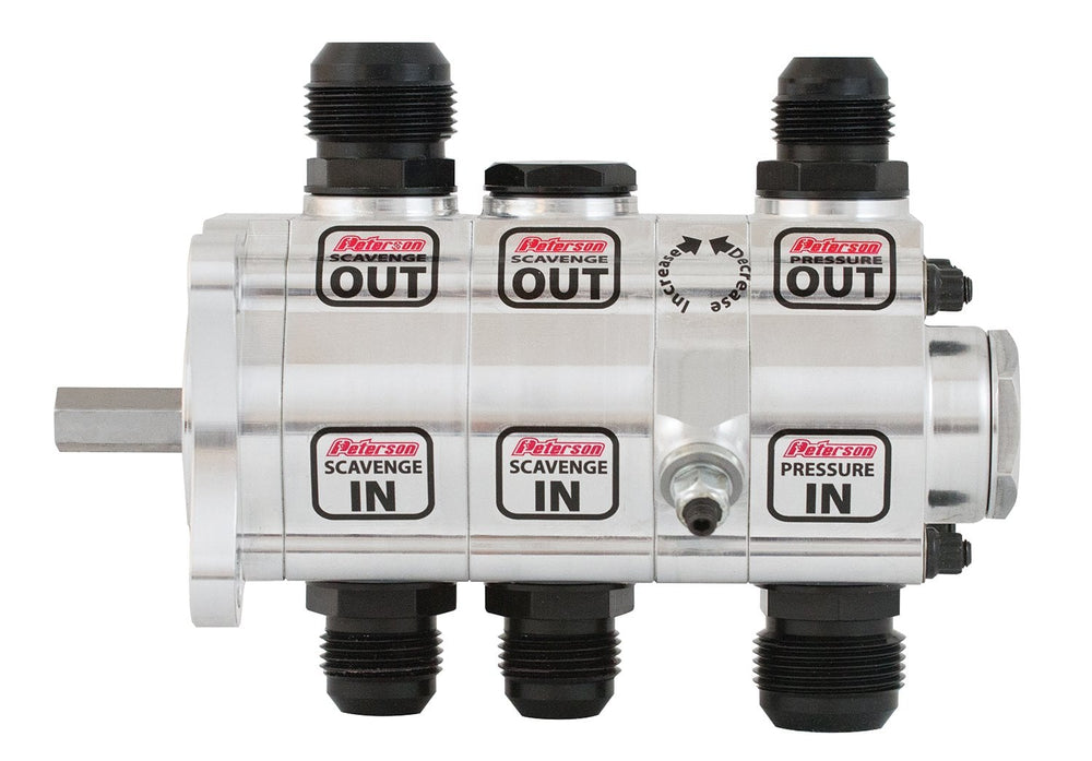 Peterson Fluid Systems R4 5-Stage Oil Pump - Left Side Mount - HV - Rear Drive
