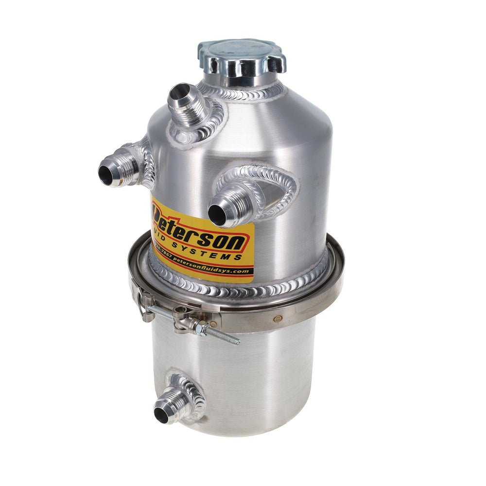 Peterson Fluid Systems Oil Tank 1.5 Gallon Dual In Male