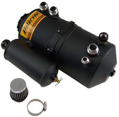 Peterson Fluid Systems Tank Drag 2.3 Gallon -16AN Dual Return w/ Catch Can