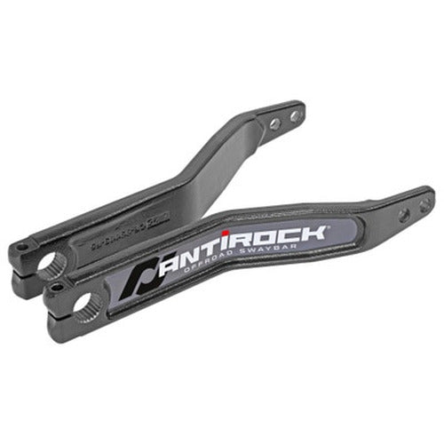 RockJock Antirock Forged 4140 Chromoly Sway Bar Arms 15in Long 2.5in Offset w/ Stickers - Pair