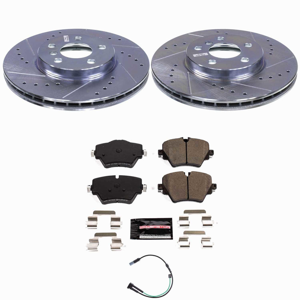 Power Stop Z23 EVOLUTION BRAKE KIT Mini Cooper Clubman 2020-24 Mini Cooper Countryman 2020-24 K9297
