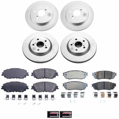 Power Stop Z17 COATED BRAKE KIT Toyota Corolla Cross 2024 Toyota Venza 2024 CRK9276