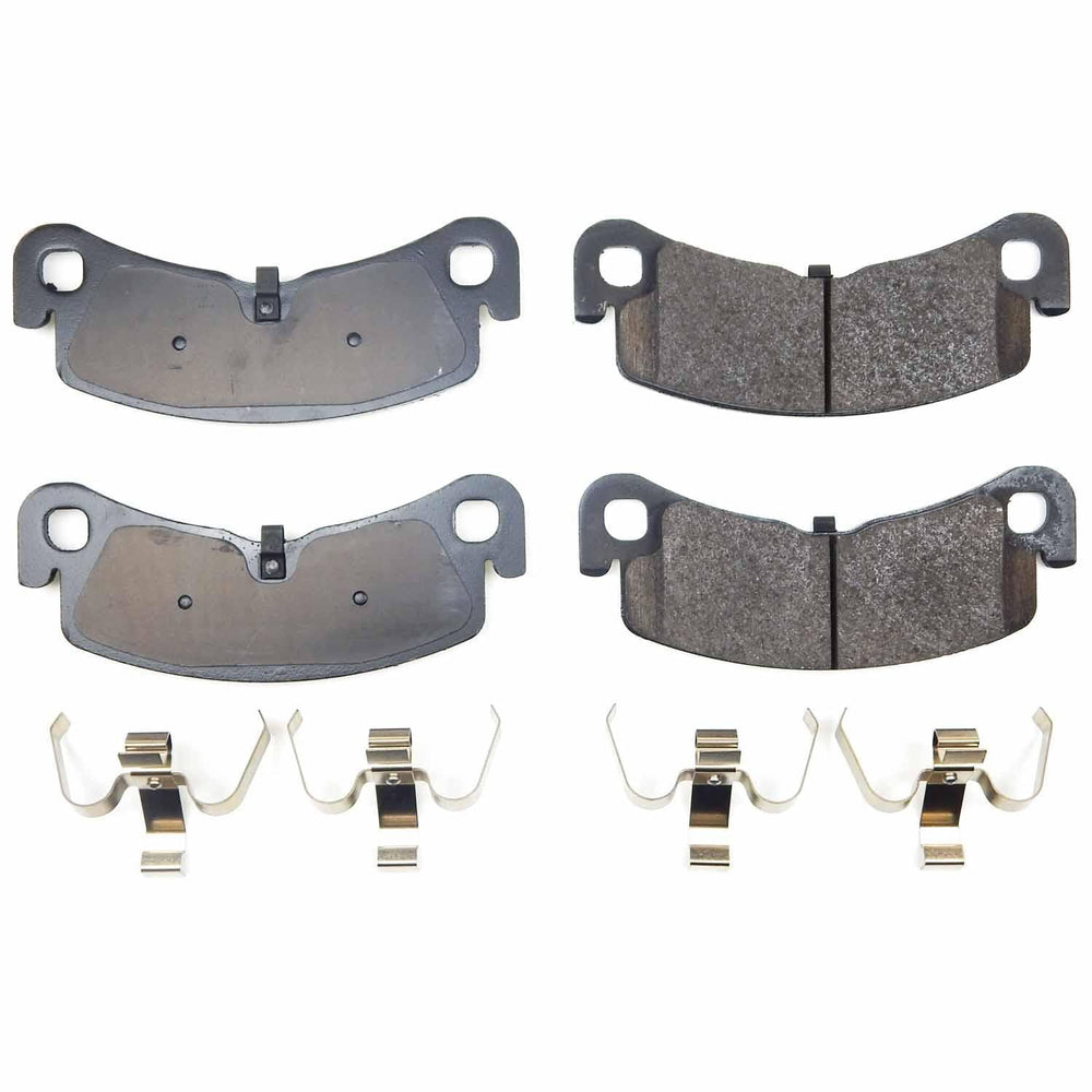 Power Stop Z17 EVO CERAMIC PAD W/HDW Tesla S 2021-23 Tesla X 2021-23 17-2443